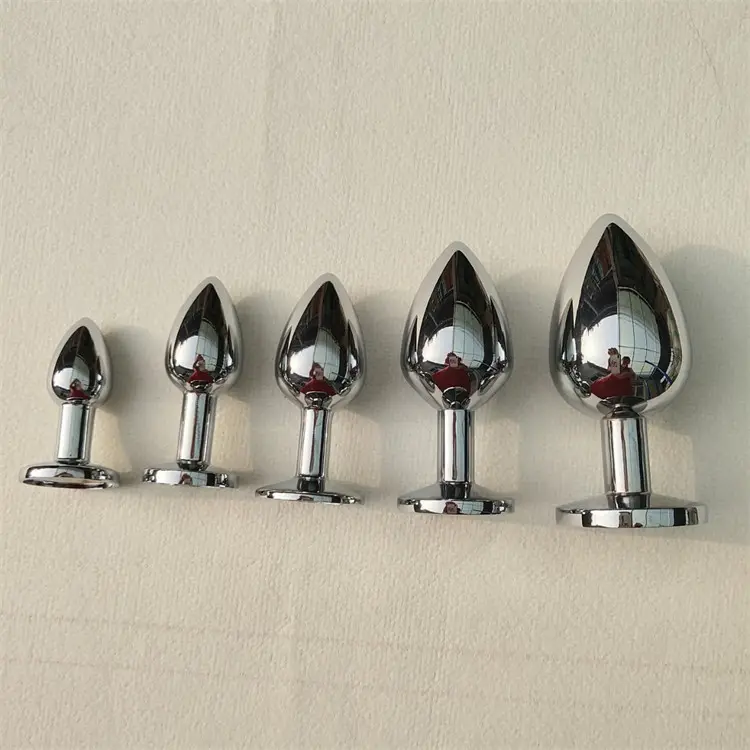 Sex Toys Sm Anal Plug fox tail together Set Metal butt plugs Of Replaceable Set