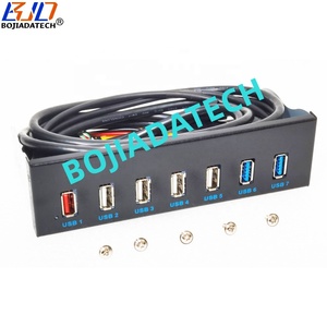 5.25&quot; CD-Drive Desktop Front Panel With 2 USB3.0 + 4 USB2.0 + BC 1.2 Quick Changer for PC <strong>Computer</strong> Case - Product Image 1