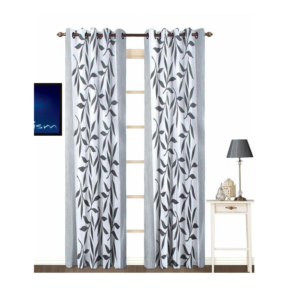Neuankömmling Custom ized Print Luxus Wohnzimmer Tür vorhänge 100% Baumwolle Material Tür vorhänge zum Verkauf