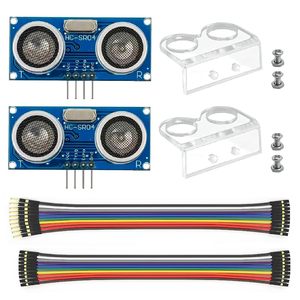 Modulo ultrasonico sensore HC-SR04 distanza con staffa di montaggio con supporto in vendita - Product Image 1