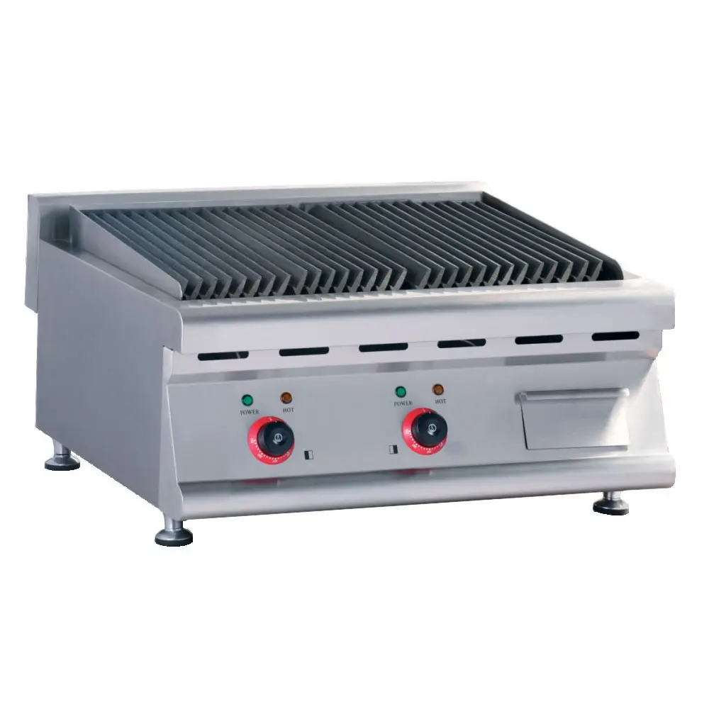 Prezzo diretto di fabbrica commerciale Lava Rock Barbecue Char Grill Steak Cooking Grill Stone Lava Rock Grill