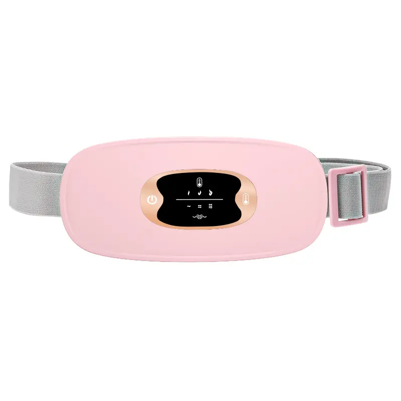 Electric USB Warm utero Belt riscaldamento a infrarossi Hot Compress Therapy Vibration Back Waist Massager Brace Relief dolore mestruale