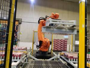 Fully <strong>Automatic</strong> <strong>Robot</strong> Palletizer Robotic Case Palletizer <strong>Robot</strong> <strong>Palletizing</strong> <strong>System</strong> For Boxes - Product Image 2