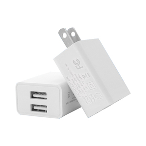 Standard <strong>USB</strong> <strong>Power</strong> <strong>Adapter</strong> Plug With Dual <strong>USB</strong> Capable of Charging Two Devices Simultaneously With 5V 2AWall Mounted <strong>USB</strong> Charger - Product Image 1