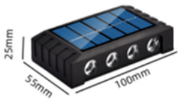 โคมไฟติดผนัง XF7715 แบบสี่รู พร้อมเงาคู่ (ราคาต่อชิ้น)