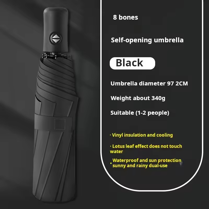 Parapluie automatique 8K (Noir)
