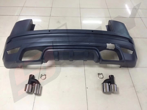 ชุดคิตตัวถังรถสำหรับ Range Rover Evoque,กันชนรถยนต์ SVR พร้อมกระจังหน้าโคมไฟกระจังหน้าตัวกระจายแสงด้านหลังพร้อมท่อไอเสีย - Product Image 3