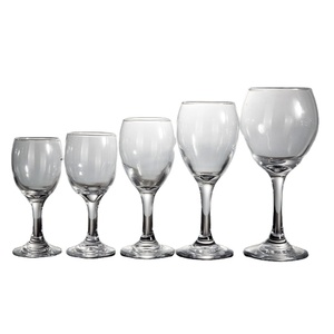 Toptan 320ml klasik çoklu boyutları cam kırmızı şarap şişesi fincan kök entegre kadeh ayaklı Stemware ayakta gözlük bardak 3911
