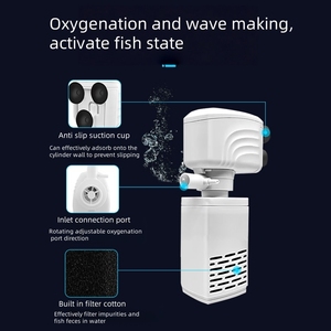 2025 New Wholesale Customizable AS Fish Tank <strong>Small</strong> Aquarium Tank With Aquarium Light and <strong>Filter</strong> - Product Image 5