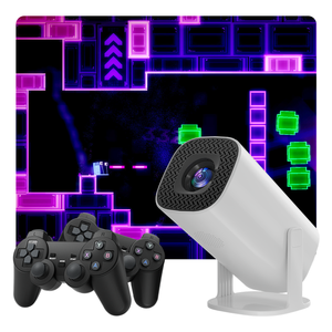 HY300 P30 MAX taşınabilir Mini projektör 720p LED LCD Retro Video oyunu konsol Android 11 dahili kablosuz Wifi Bluetooth 3D için - Product Image 5
