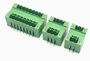 Bloque de terminales de brida 2EDGRHM-5.08mm enchufable de doble capa con PCB de soldadura de doble fila sin tornillos con terminales - Product Image 2
