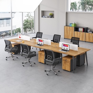Hot Sale Solid Wood Employee Workstation Office <strong>Desk</strong> Modern Convertible Cubicle Staff 1.2m <strong>Simple</strong> Office <strong>Computer</strong> <strong>Desk</strong> - Product Image 4