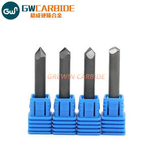 Gw Diamond <strong>PCD</strong> Tool Router Bit CNC End Mill Sets Diamond CNC End Mill Bits <strong>Cutter</strong> for Granite Stone - Product Image 4