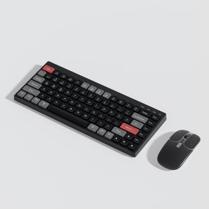 Teclado portátil para juegos Walmet 60%, teclado con retroiluminación LED RGB y ratón, teclados de ordenador