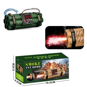 Children's Military Game Smoke Time <strong>Bomb</strong> with Sound &amp; Light TNT-inspired Chicken Grenade for Fun Play