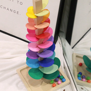 2406 Rainbow Music Tree Color Petals <strong>Put</strong> <strong>Together</strong> Ball Tree Game Color Cognition Early Education Fun Assembly <strong>Toys</strong> - Product Image 3