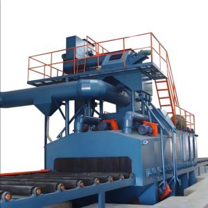 鋼パイプPLC制御研磨機産業用パイプライン表面処理用ショットブラストマシン - Product Image 1