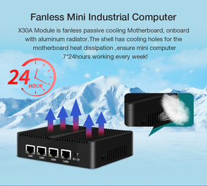 XCY pfsense Mini-PC lüfter los J1900 Quad Core Firewall-Netzwerk gerät 4 Lan VPN Server Soft Router Computer - Product Image 6