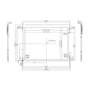 Módulo TFT LCD de 12,1 "Pantalla táctil Módulo de pantalla LCD de 12,1 pulgadas puede pantalla táctil resistiva y capacitiva personalizada - Product Image 2