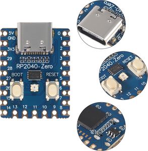 RP2040-Zero uyumlu ahududu Pi mikrodenetleyici PICO geliştirme devre kartı modülü çift çekirdekli Cortex M0 + İşlemci 2MB