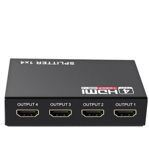Convertidor divisor 4 en 1, 1 entrada y 4 salidas, adaptador hembra HDTV que funciona al mismo tiempo, 3D 1080p