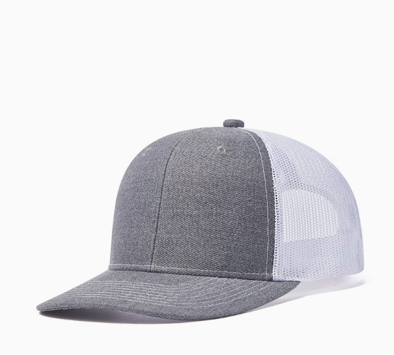 Heather grey white net