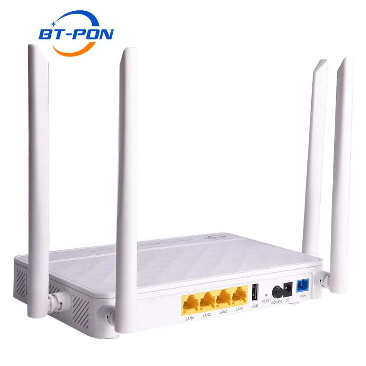 Fabrika ucuz fiyat kablolu LAN Ac 1200 yönlendirici Dualband xpxpon çift bant Ftth Banda Dupla Gpon Onu 2.4g/5g Wi-fi