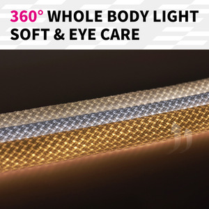 ไฟสายไนลอน LED 360องศาสำหรับห้องนอน D15 DC5V มีแถบไฟนีออน RGB + IC ทรงกลมแถบไฟ LED ยืดหยุ่นอัจฉริยะ - Product Image 6