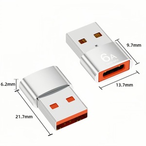 OTG tipo-C adattatore USB3.1 per telefoni cellulari tablet 6A USB caricabatterie OTP cavo dati PD nuovo adattatore connettori - Product Image 1
