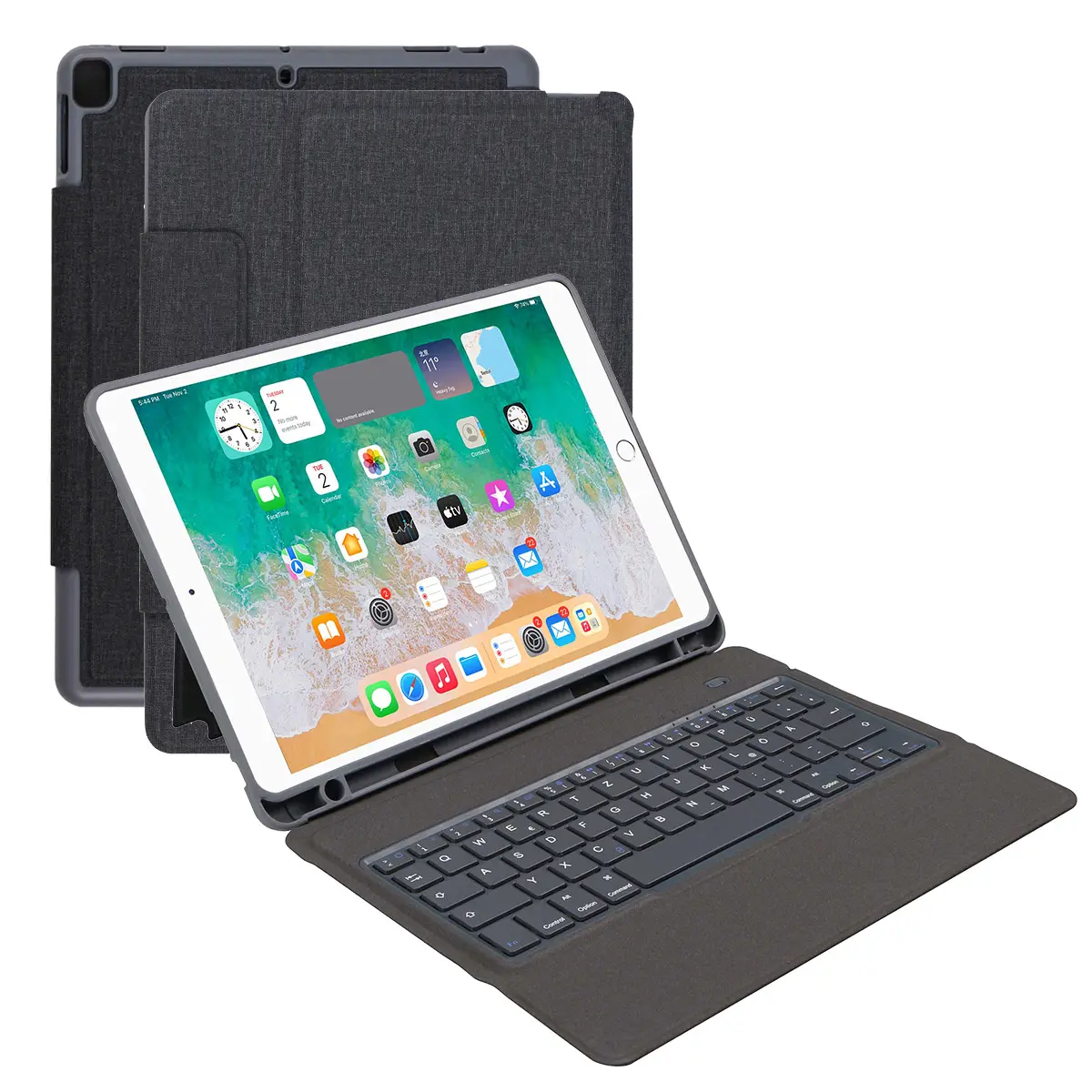 IPad7 iPad8 iPad9 iPad hava akıllı klavye ipad klavye için Bluetooth klavye ipad için set