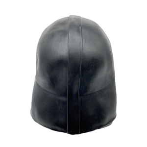 成人全脸服装面具黑色乳胶材料万圣节面具头饰黑色武士面具 - Product Image 3