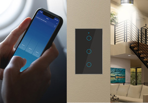 ニュートラルなUSWIFIタッチスイッチライトスイッチスマートライフ/Tuyaアプリコントロール1/2/3 /4ギャングサポートAlexa Google <span class=keywords><strong>Smart</strong></span> Home Sup - Product Image 2