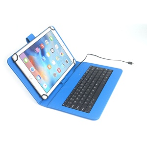 Machen Sie Kamera löcher Designs Universal Android 9.7 10,1 Zoll Tablet PC Leder Tastatur Fall mit Micro USB Typ C Kabel Tastatur - Product Image 4
