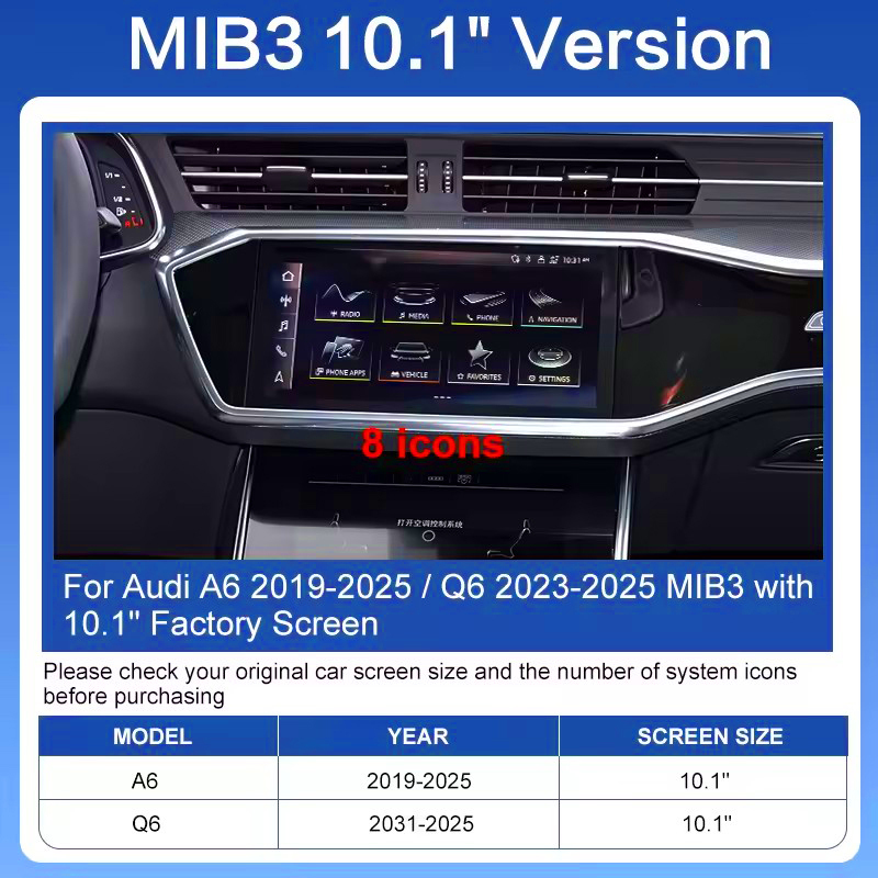 10,1 pollici MIB3