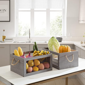 Tùy chỉnh bằng gỗ bé tắm Crate với xử lý trong phong cách khác nhau, thuận tiện cho việc lưu trữ bé nguồn cung cấp trong thùng gỗ - Product Image 6