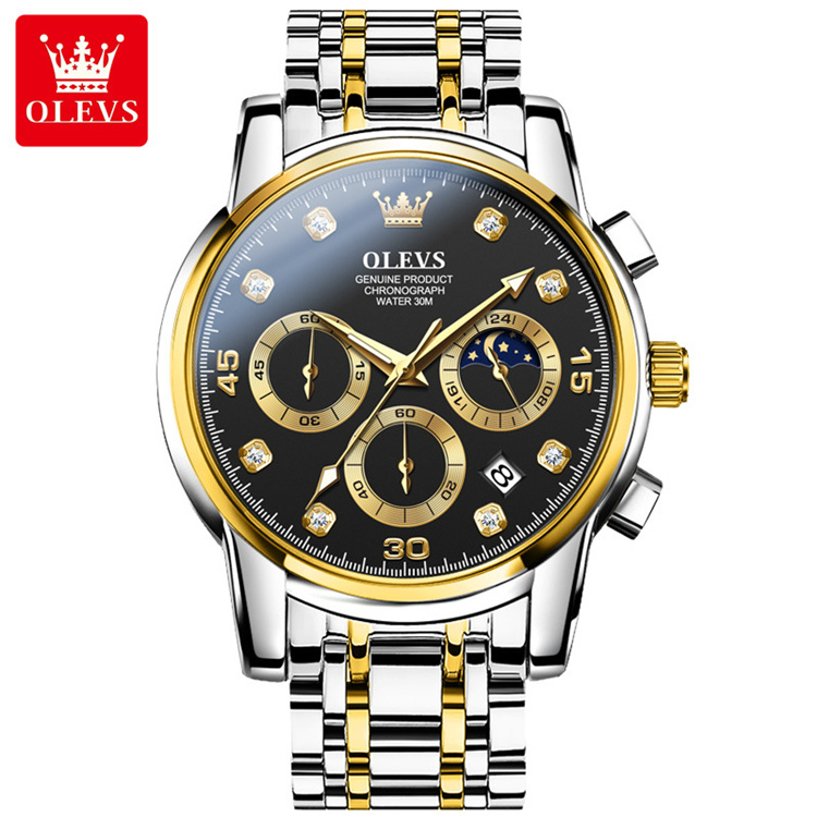 black mix gold