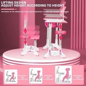 <strong>Best</strong> Sale Cheap Price and Chair Set Height Adjustable Function <strong>Kids</strong> Desk Study <strong>Table</strong> for <strong>Kid</strong> Children - Product Image 2