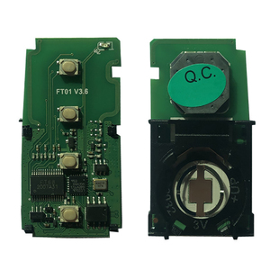 T-Oyota การเขียนโปรแกรมกุญแจรถยนต์ PCB สากลระยะไกล8A สนับสนุนการต่ออายุและเขียนใหม่จาก KH100 K518สำหรับ FT-P0020B อัพเกรดสมาร์ทคีย์ - Product Image 2