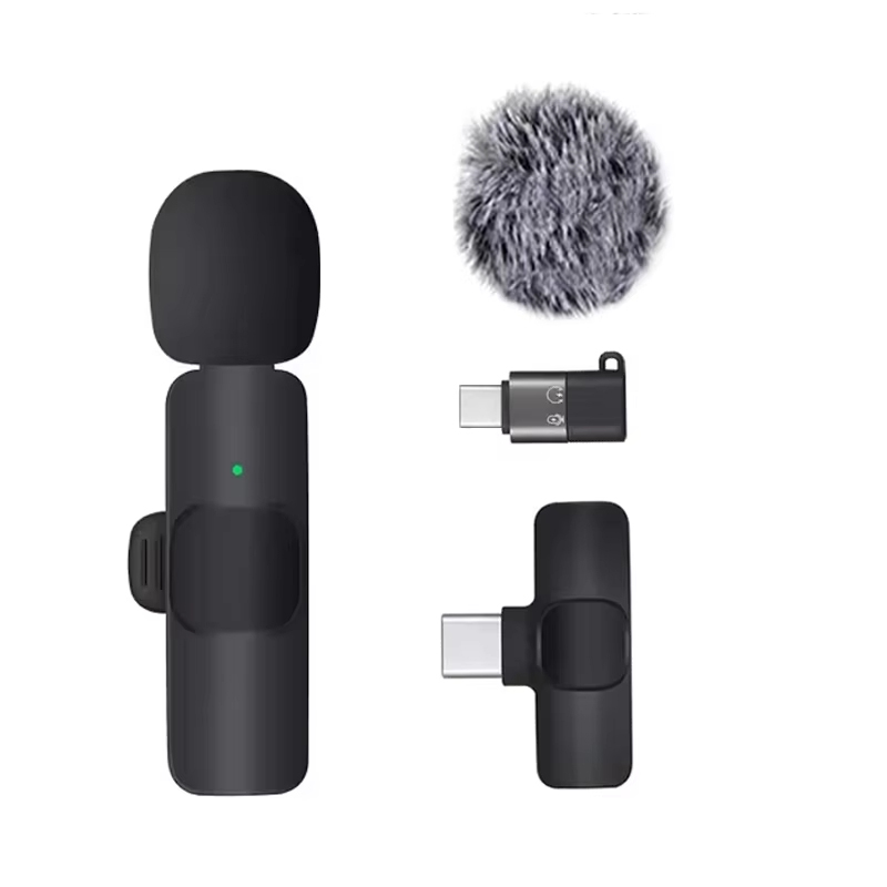 1Mic para TC, IP y a prueba de viento, negro