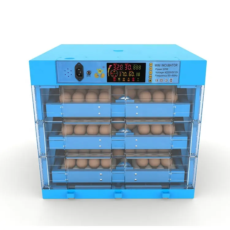 Comercial máquina de eclosión Controlador Mini huevos incubadora 192 huevos de pollo incubadora para venta