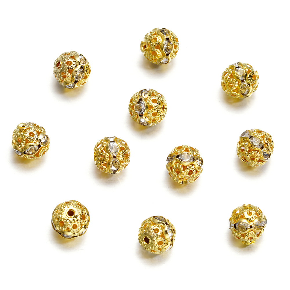 Gold and white