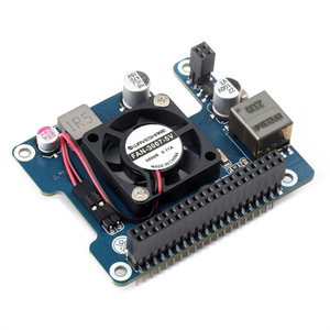 PoE HAT (F) Raspberry Pi 5 Placa de expansión de alimentación Ethernet Tipo F compatible con 802. 3AF/AT estándar de red - Product Image 2