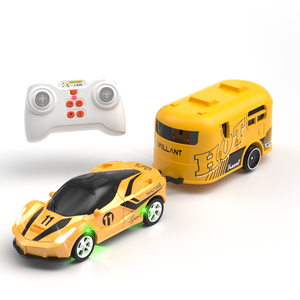 Lehoo giocattoli 1/64 2.4G Mini lega auto RC ad alta velocità sport Racing RC modello di auto con piccolo Controller - Product Image 1