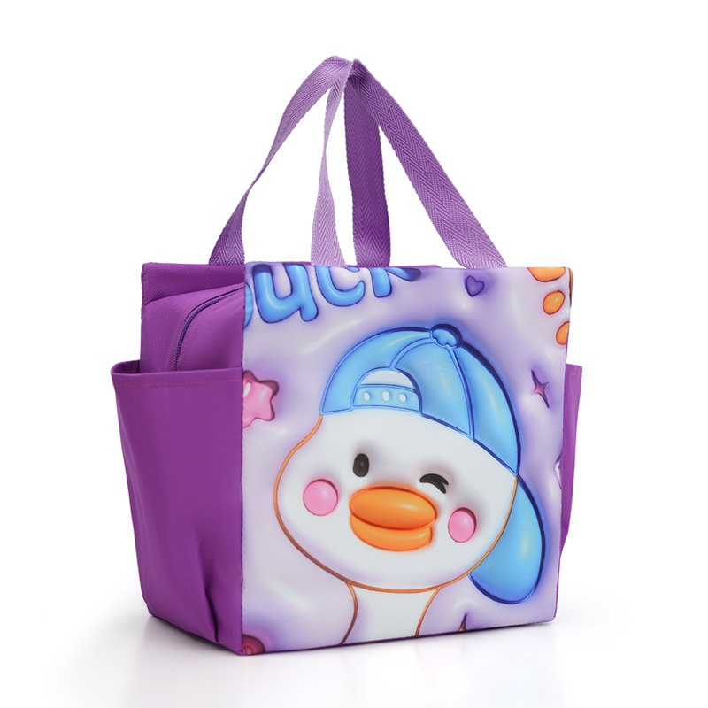 Anatra trendy e alla moda viola