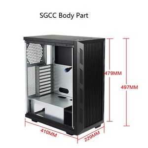 Custom Desktop PC Computer Atx Case supporto 9 PCIE Tower Case del Computer - Product Image 6
