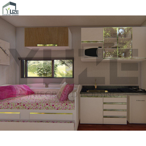 Layout personalizzato Read Made telaio in acciaio prefabbricato <span class=keywords><strong>2</strong></span> camere da letto casa Boutique Conteneur House - Product Image 3