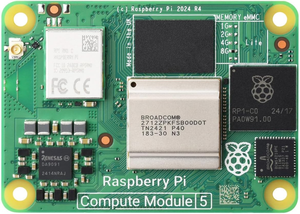 Aismartlink für Waves hare CM5 Pi Compute Module 5, kommt mit einem offiziellen Raspberry Pi CM5108000, einem Antennen kit und einem HEATSINK - Product Image 2