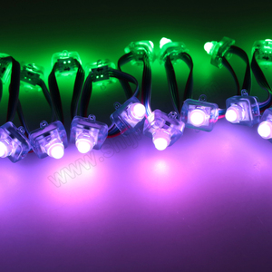 IP67 Waterproof 12mm Flat Square <strong>DMX</strong> UCS512 <strong>Digital</strong> <strong>Led</strong> Pixel Dot RGB Light - Product Image 4