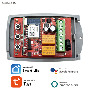 Universeller 433-MHz-Fernempfänger mit festem und rollendem Code WIFI Smart Switch Funktioniert mit TUYA APP Alexa Google 12V 24V 220V - Product Image 4