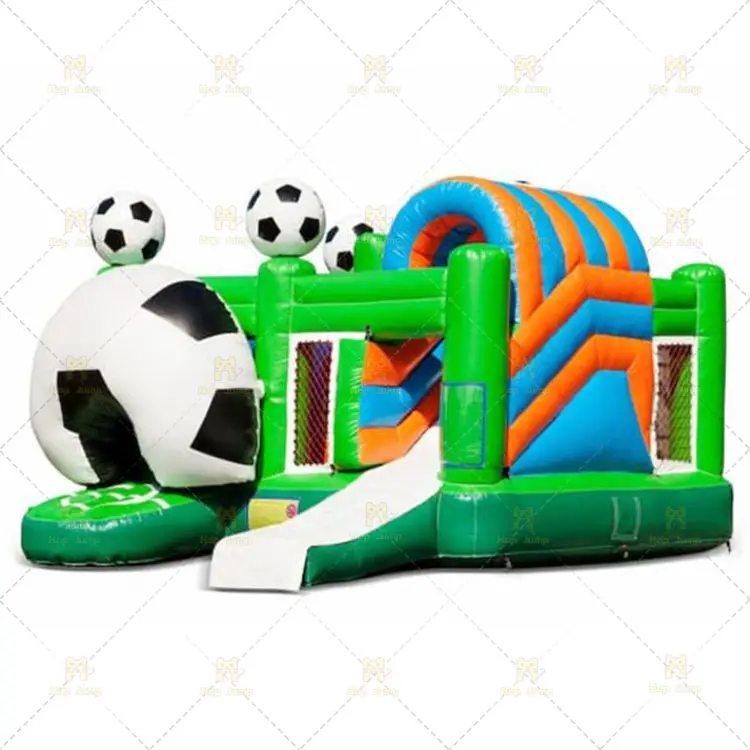 Büyük futbol futbol kubbe fedai çocuklar için şişme şato şişme sıçrama ev zıplatma kaleler